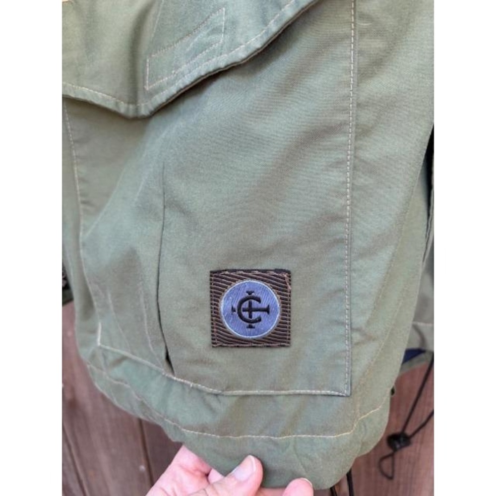 Vintage Columbia Convert Sportswear Jacket Mens Large Olive Green Hooded Jacket - Picture 5 of 6
